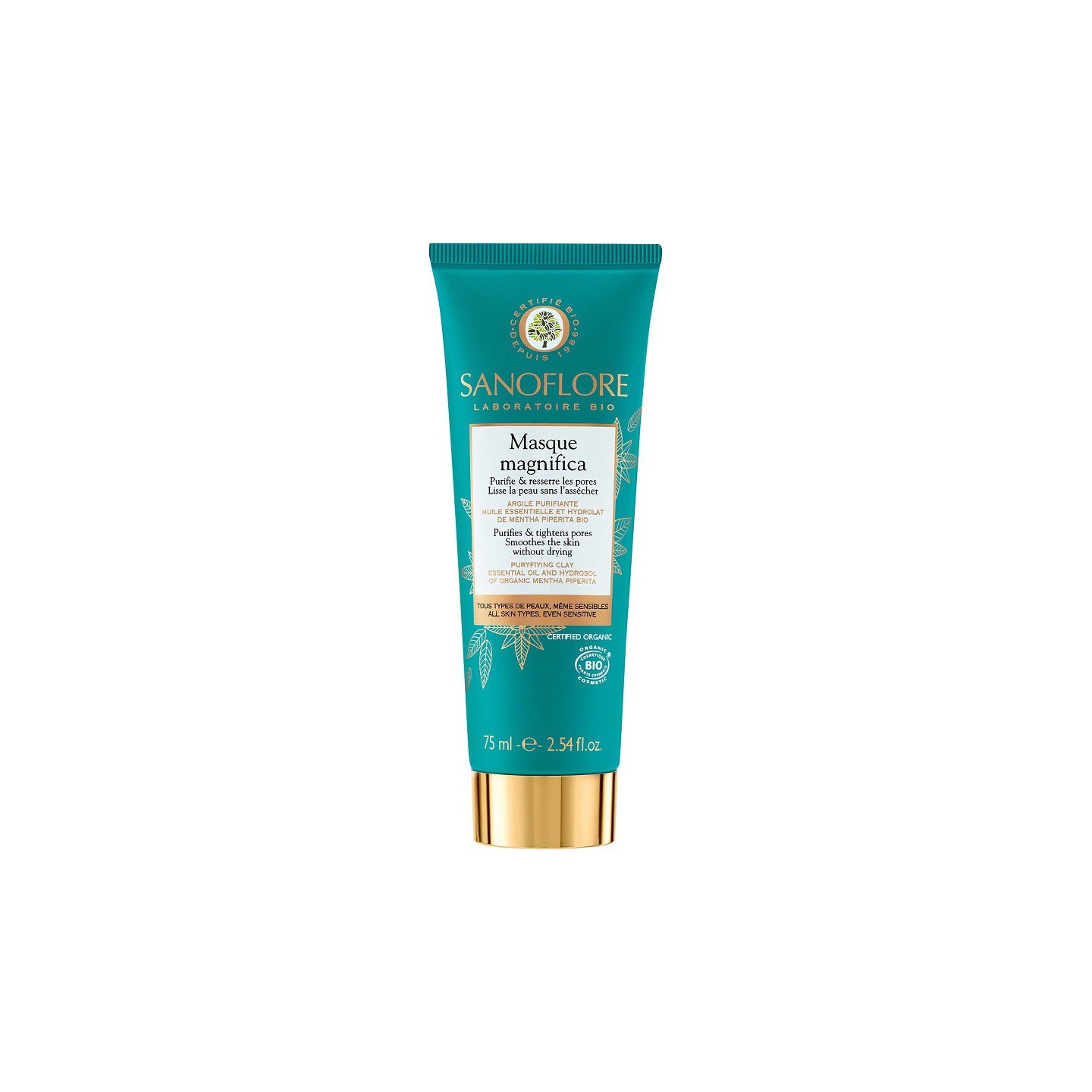 Sanoflore Masque purifiant à l'argile Magnifica Bio - 75ml