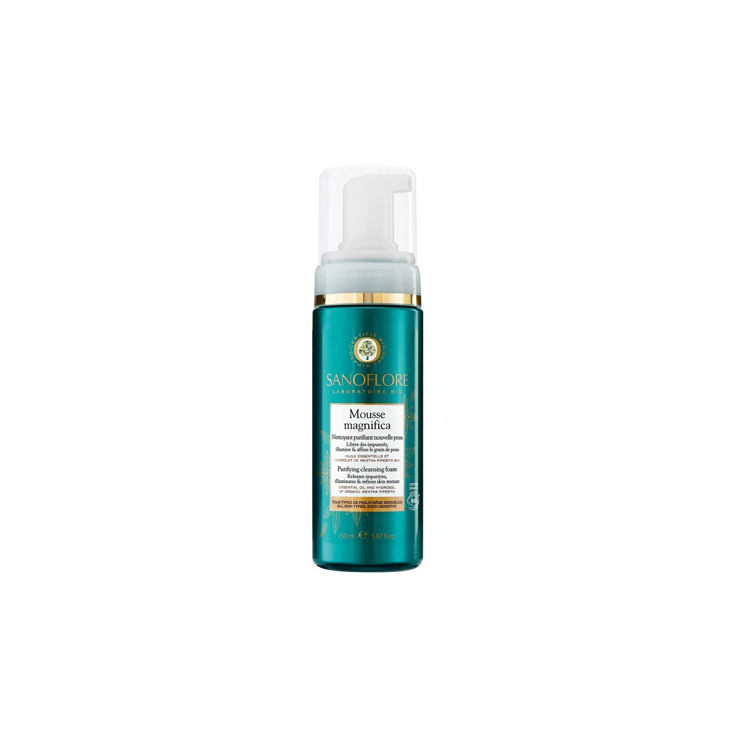 Sanoflore Nettoyant purifiant Mousse Magnifica Bio - 150ml