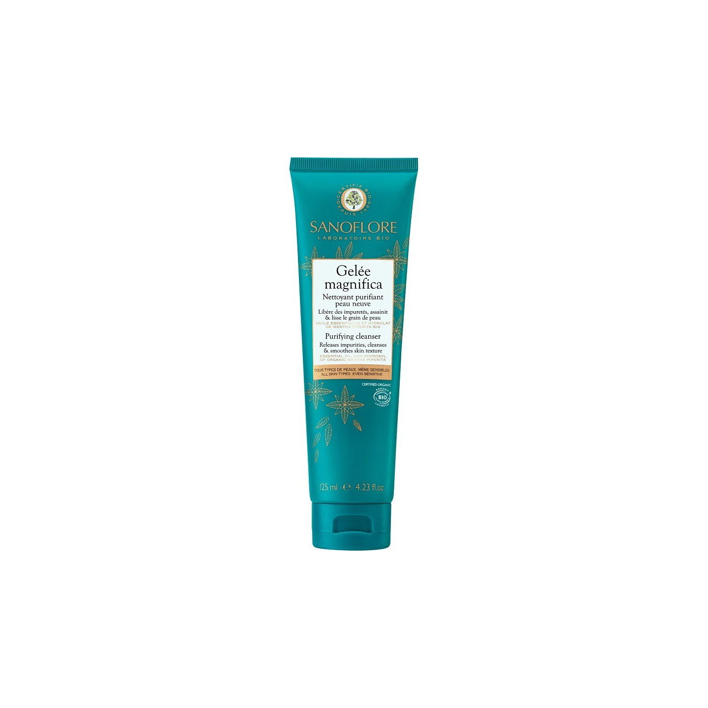 Sanoflore Nettoyant purifiant peau neuve Gelée Magnifica Bio - 125ml