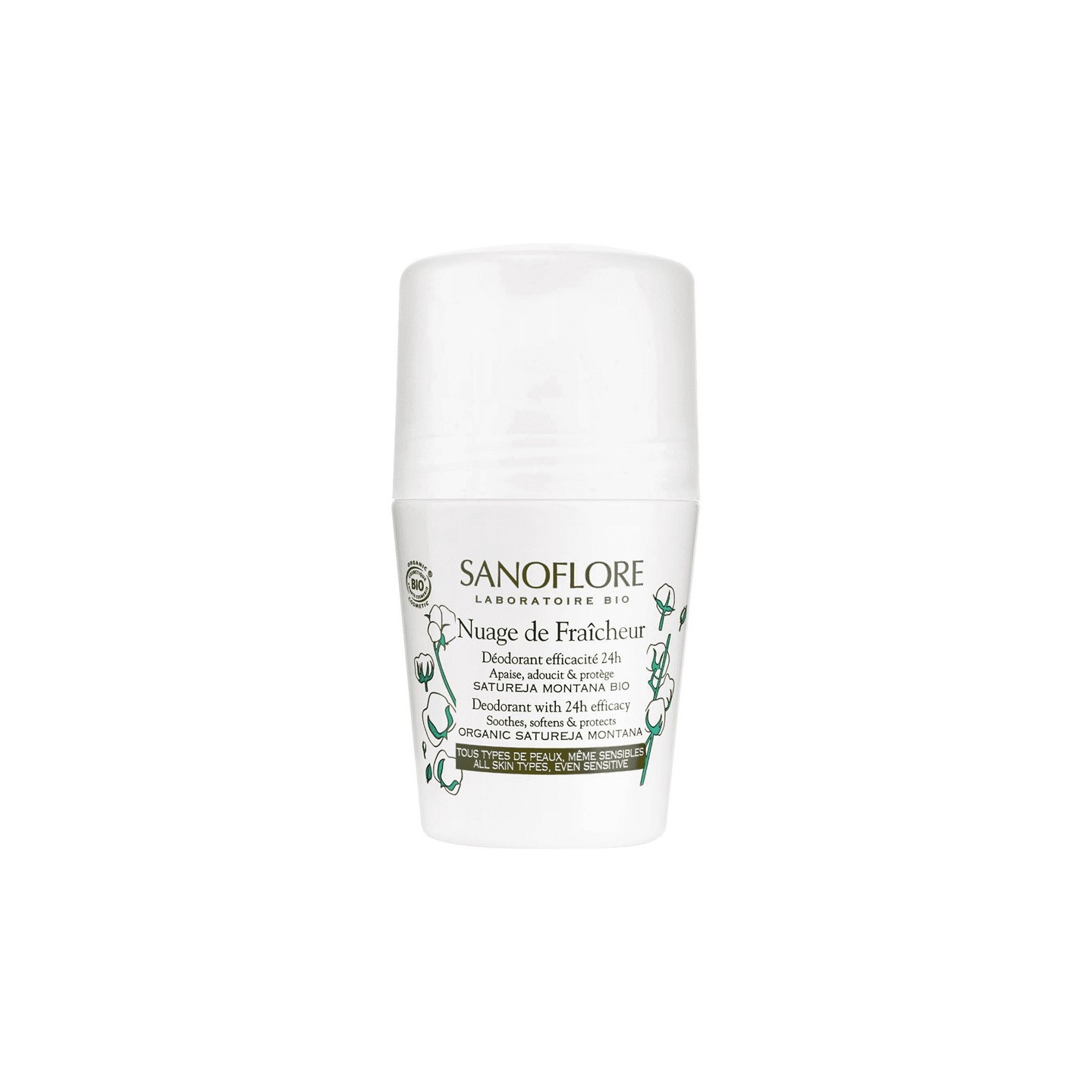 Sanoflore Nuage de Fraîcheur Déodorant efficacité 24h Bio - 50ml