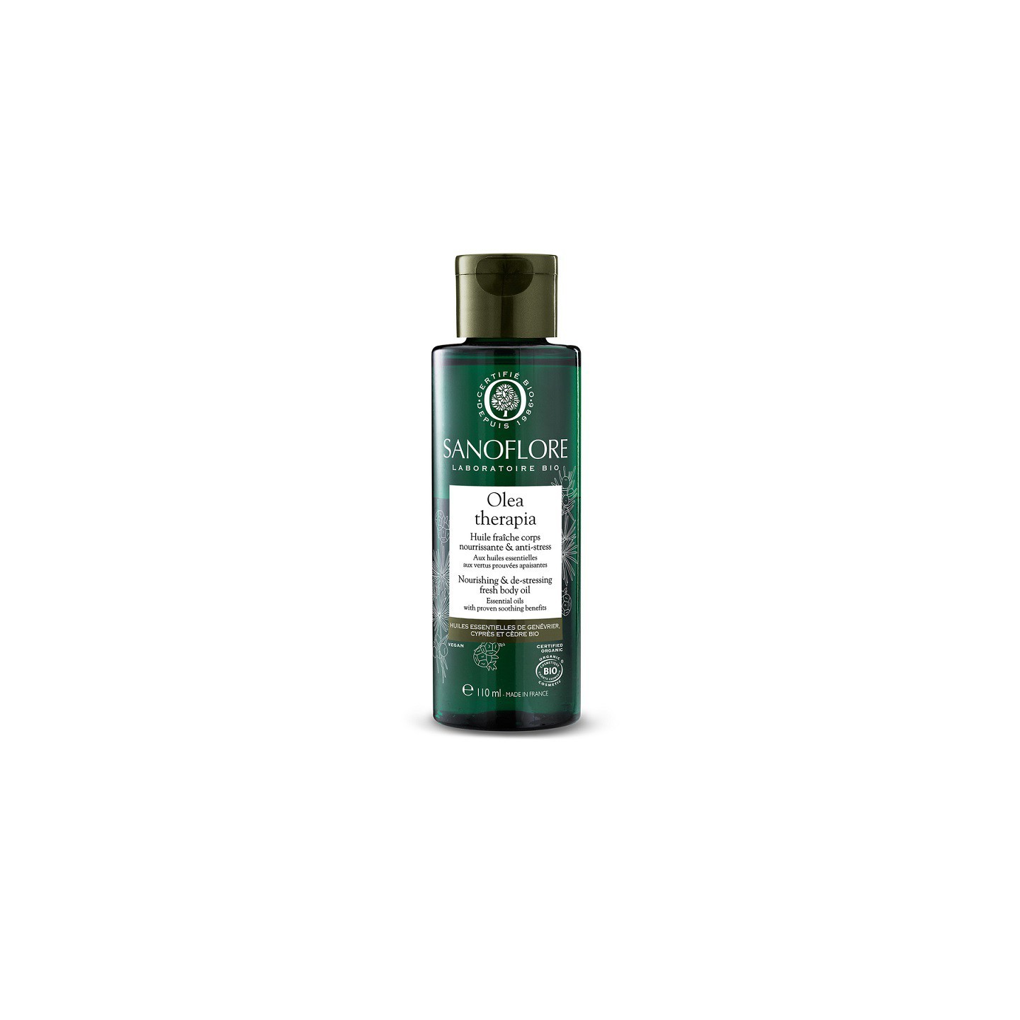 Sanoflore Olea Therapia Huile fraîche nourrissante et anti-stress - 110ml