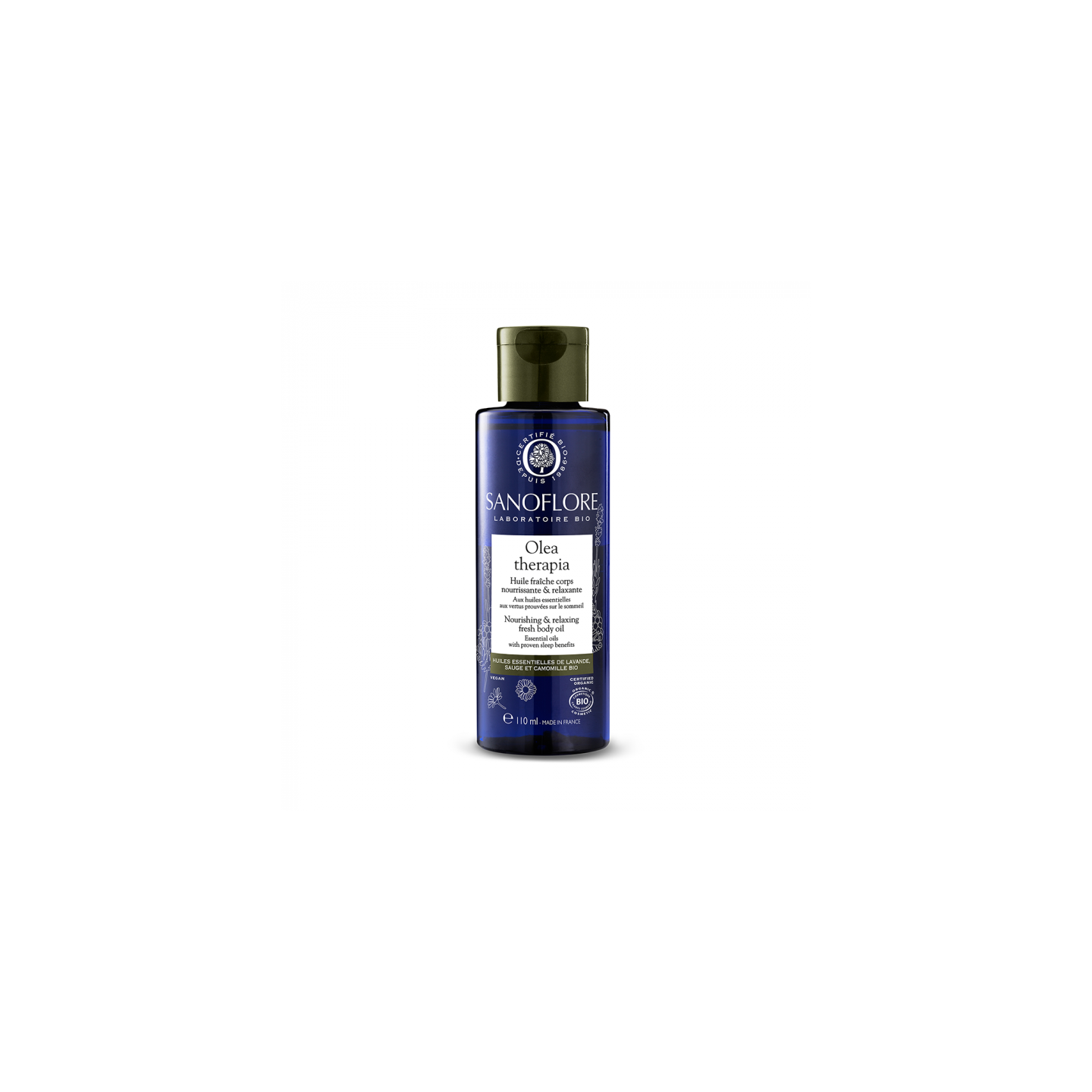 Sanoflore Olea Therapia Huile fraîche nourrissante et relaxante - 110ml