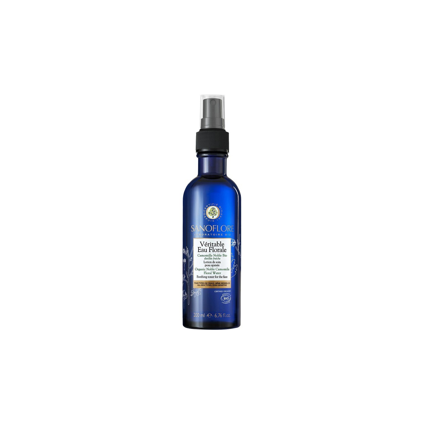 Sanoflore Véritable eau florale de camomille noble Bio - 200ml