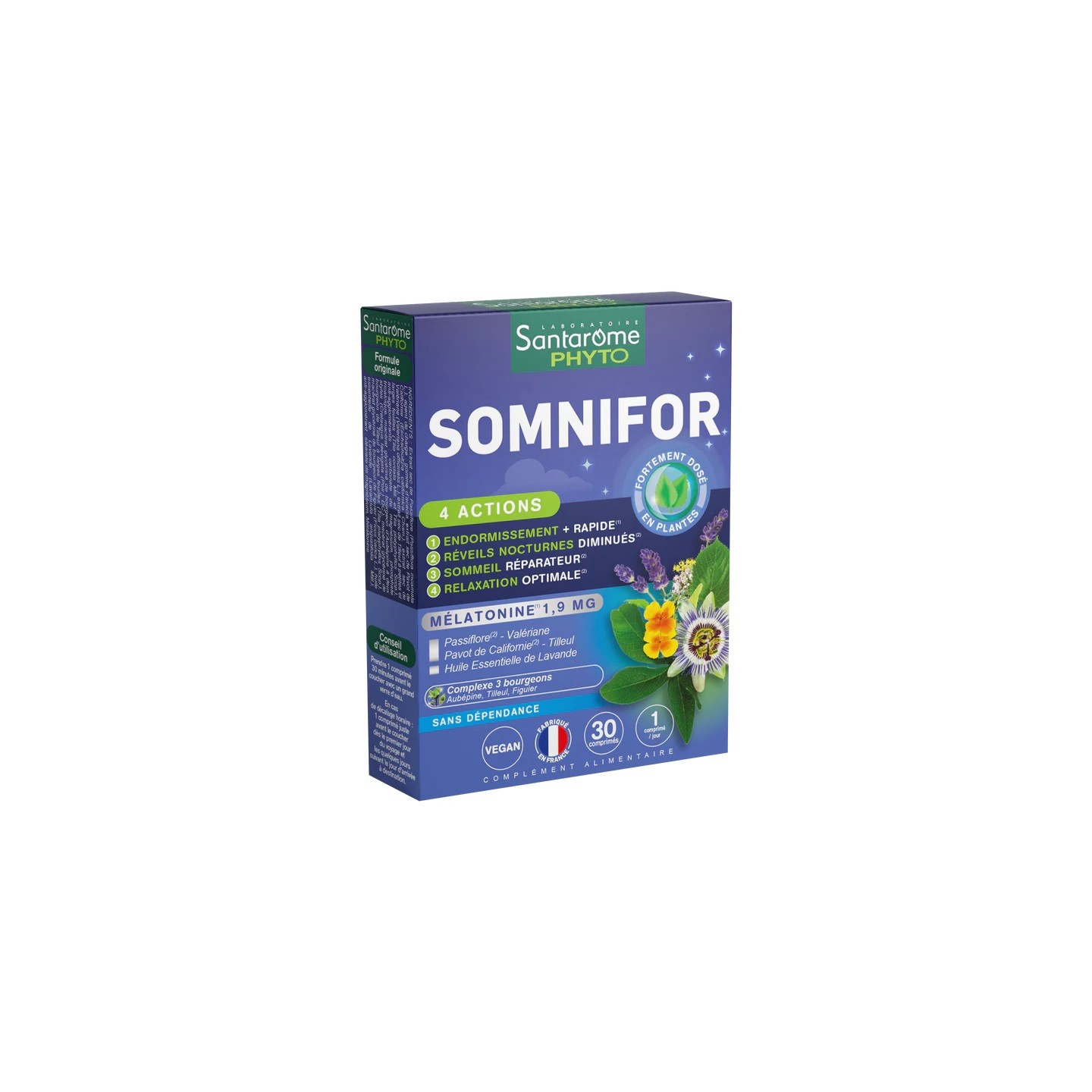 Santarome Somnifor 4 actions - 30 comprimés