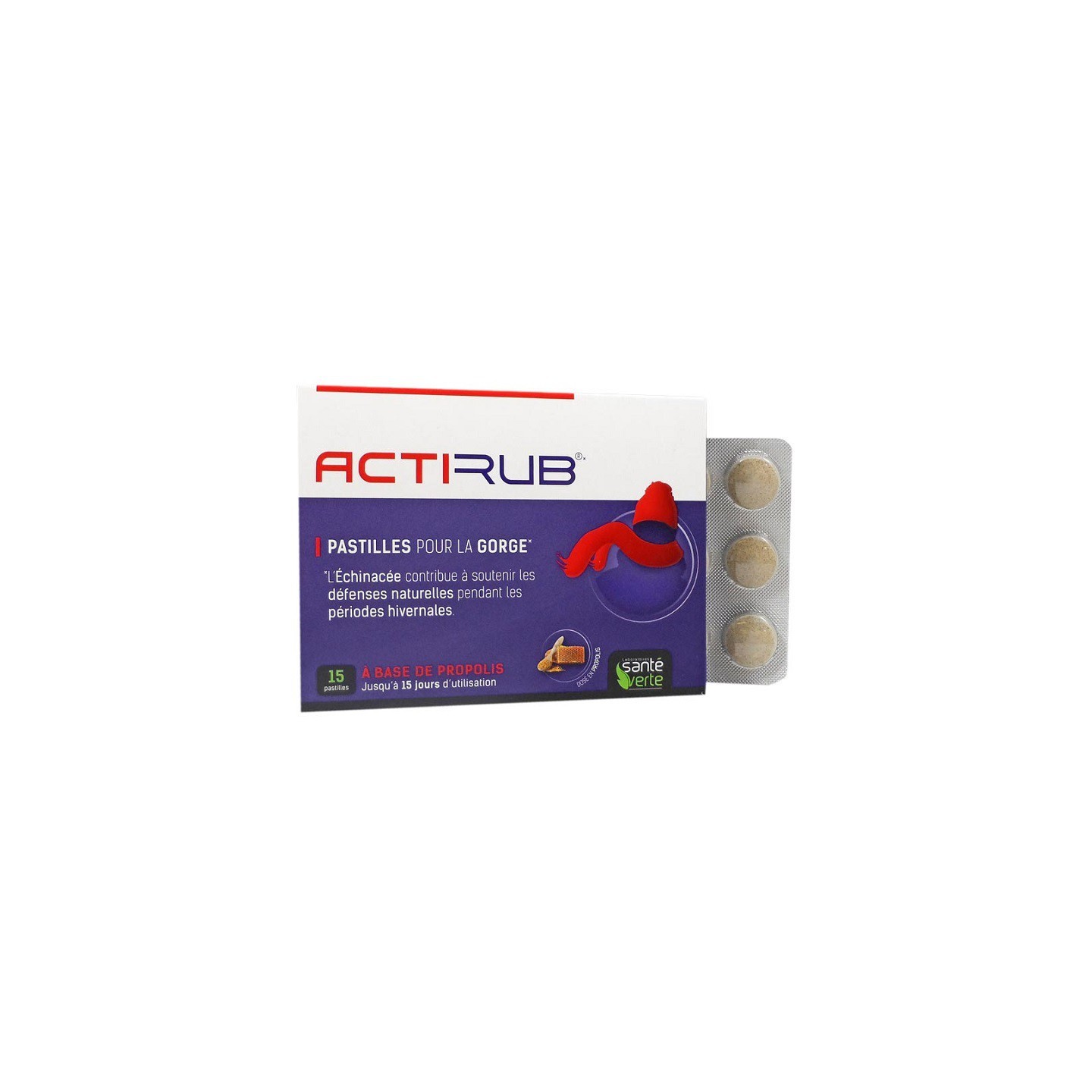 Santé Verte Actirub - 15 pastilles