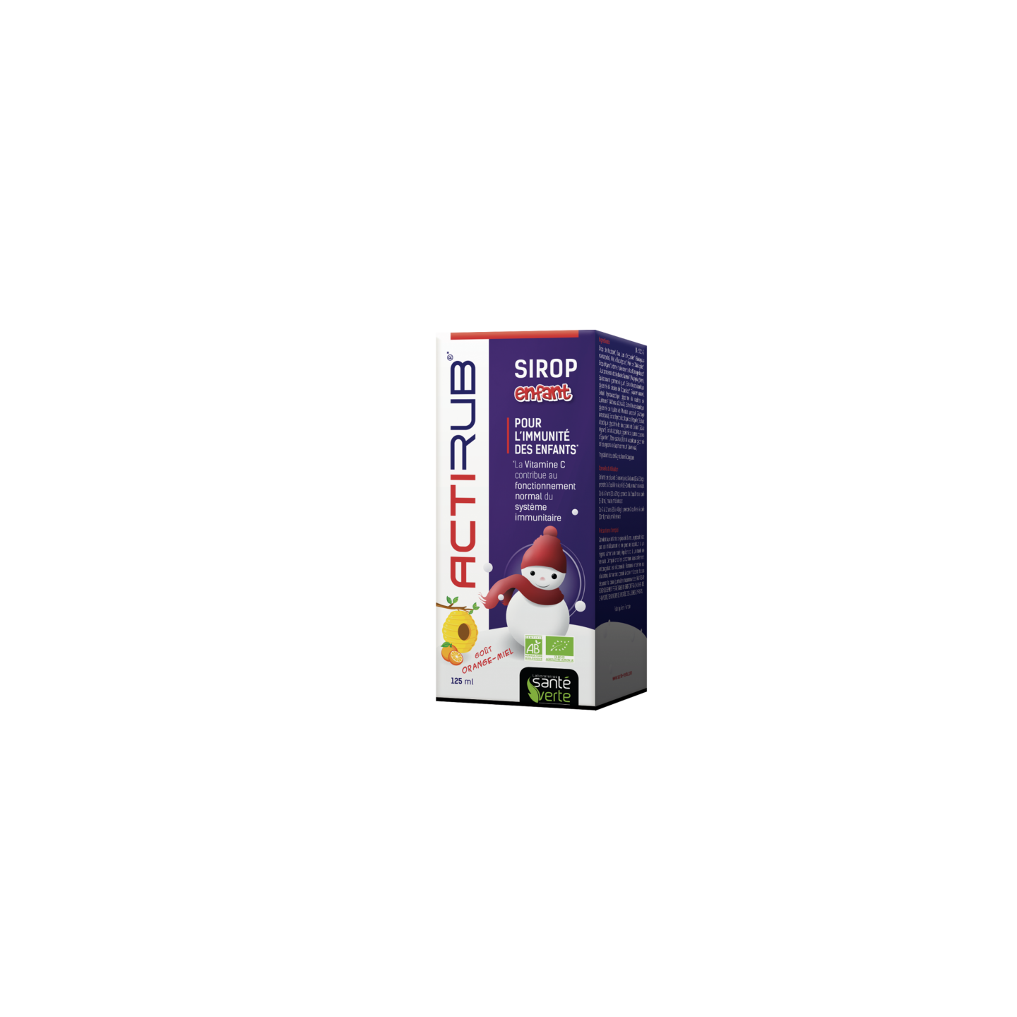 Santé Verte Actirub Sirop enfant immunité - 125ml