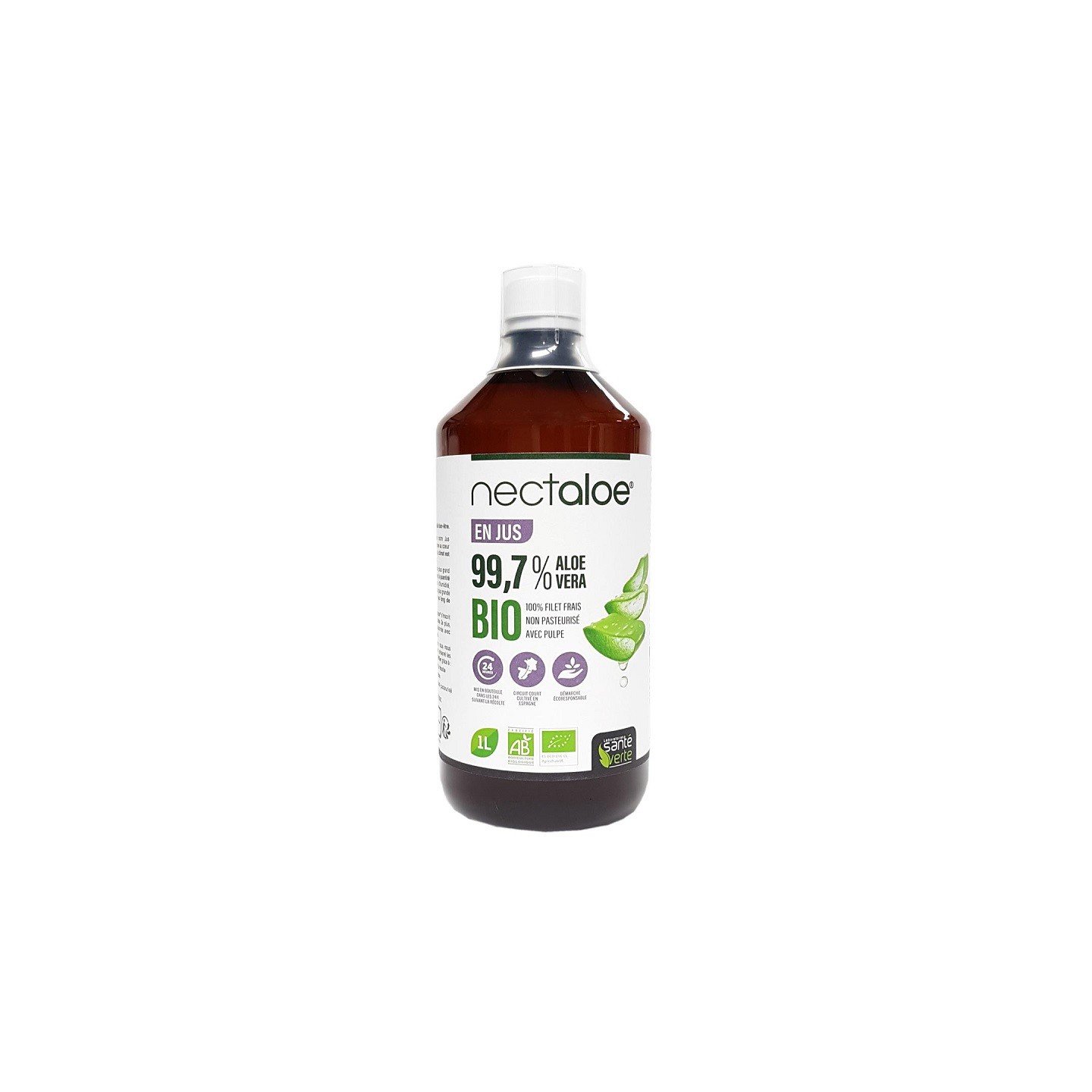 Santé Verte Nectaloe Jus d'Aloé Vera Bio - 1L
