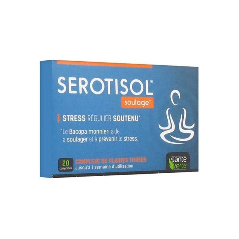 Pharmacie Bastille - Santé Verte sérotisol soulage 20 comprimés