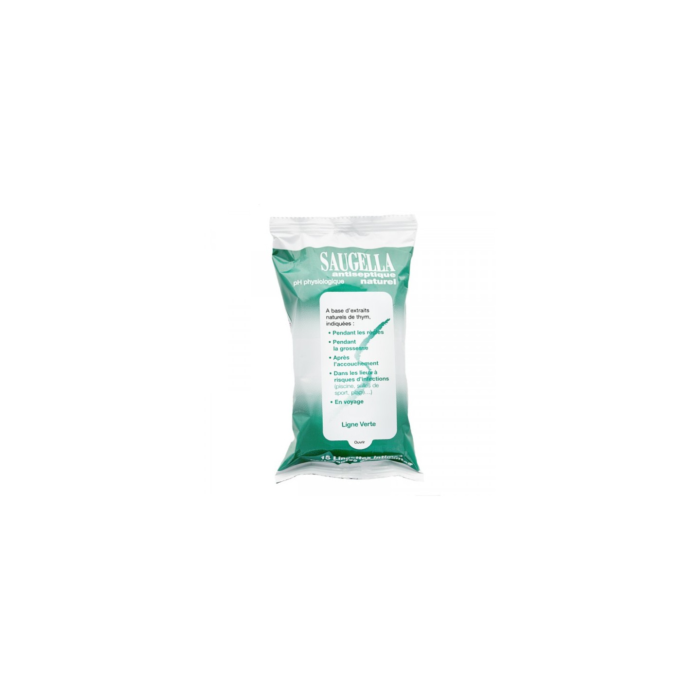 Saugella Antiseptique 15 Lingettes