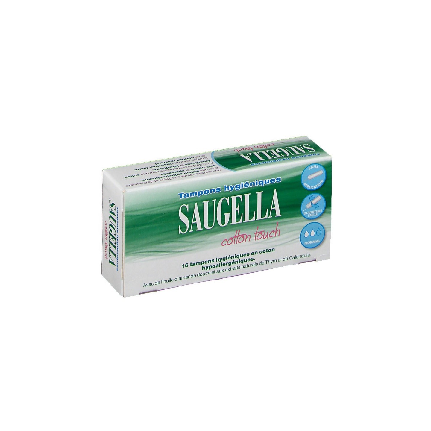 Saugella Cotton Touch - 16 tampons hygiéniques Super