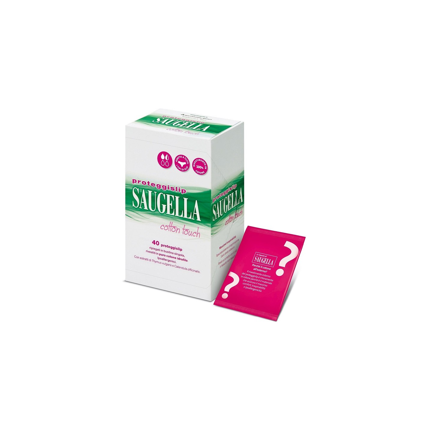 Saugella Cotton Touch - 40 protège-slips