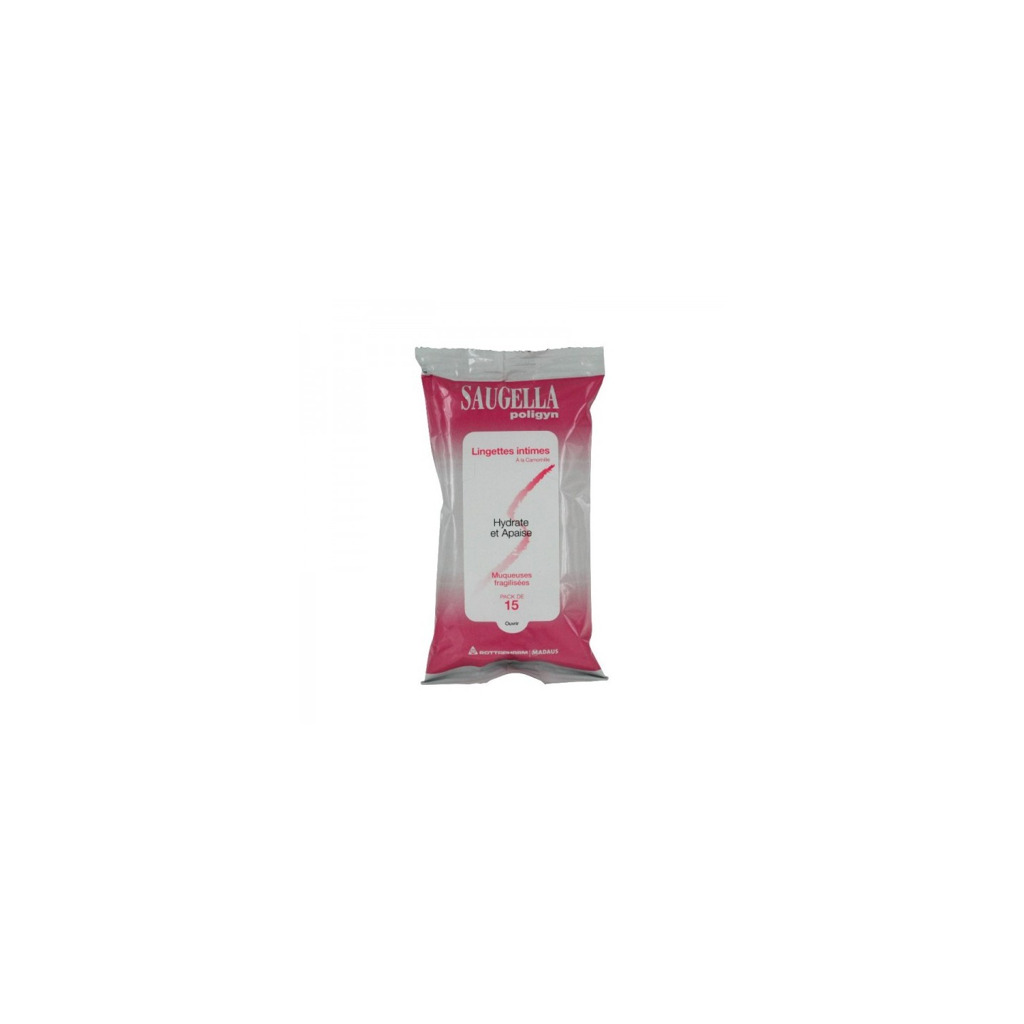 Saugella Poligyn 15 Lingettes