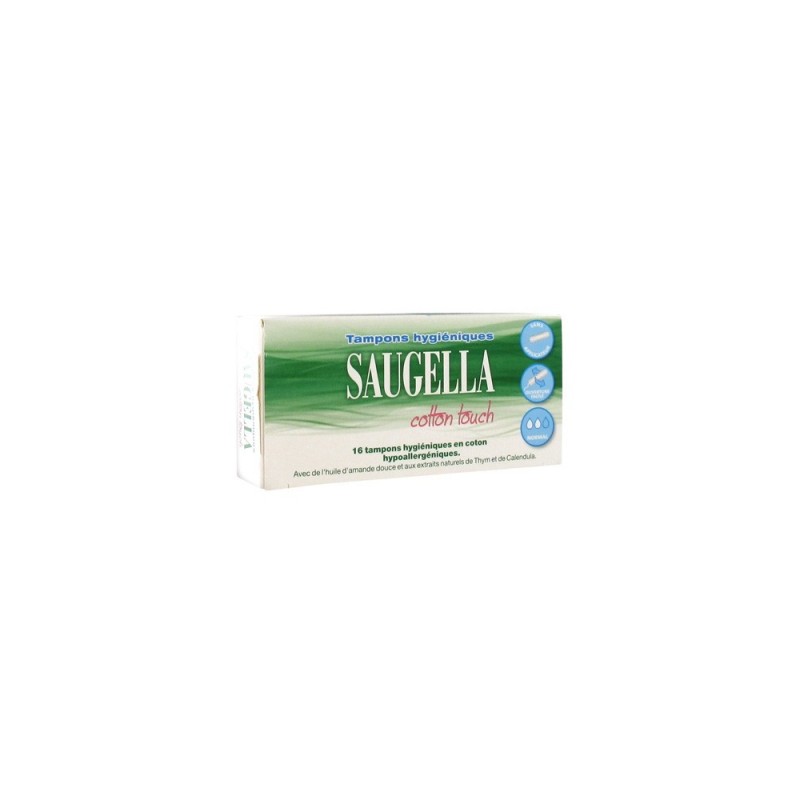 Pharmacie Bastille - Saugella Cotton Touch Normal 16 Tampons