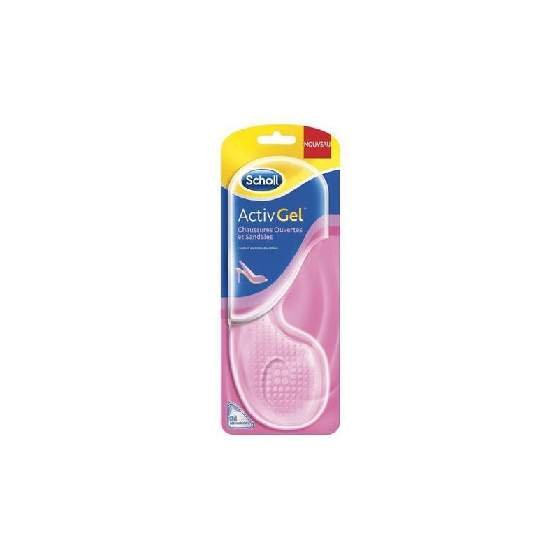 Pharmacie Bastille - Scholl ActivGel Semelles chaussures ouvertes et sandales