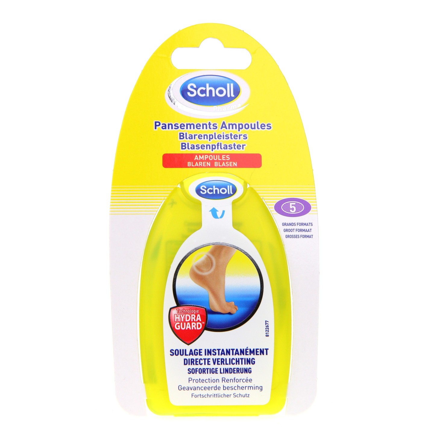 Scholl Ampoules Pansements Grand Format x 5