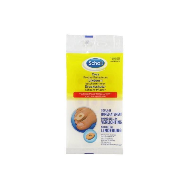 Pharmacie Bastille - Scholl Cors Feutres Protecteurs 9 Feutres Mousse