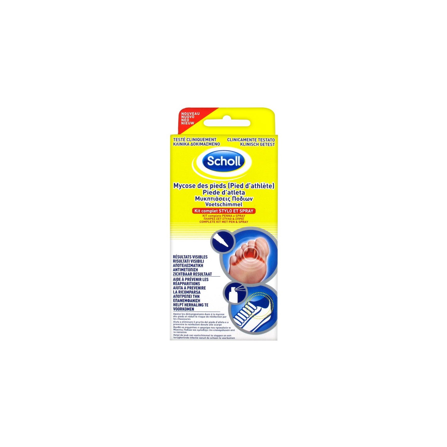 Scholl Mycose des Pieds Kit Complet