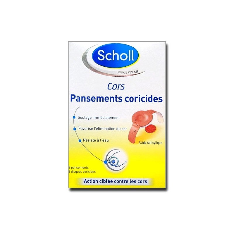 Pharmacie Bastille - Scholl Pansements Coricide Cors x 8