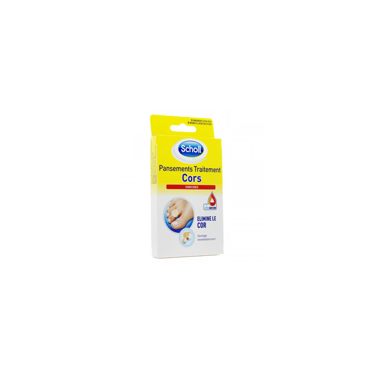 Scholl Pansements traitement cors - 8 pansements