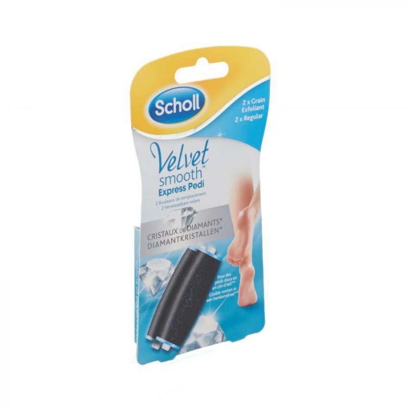 Pharmacie Bastille - Scholl Velvet Grain Exfoliant 2 Rouleaux de remplacement