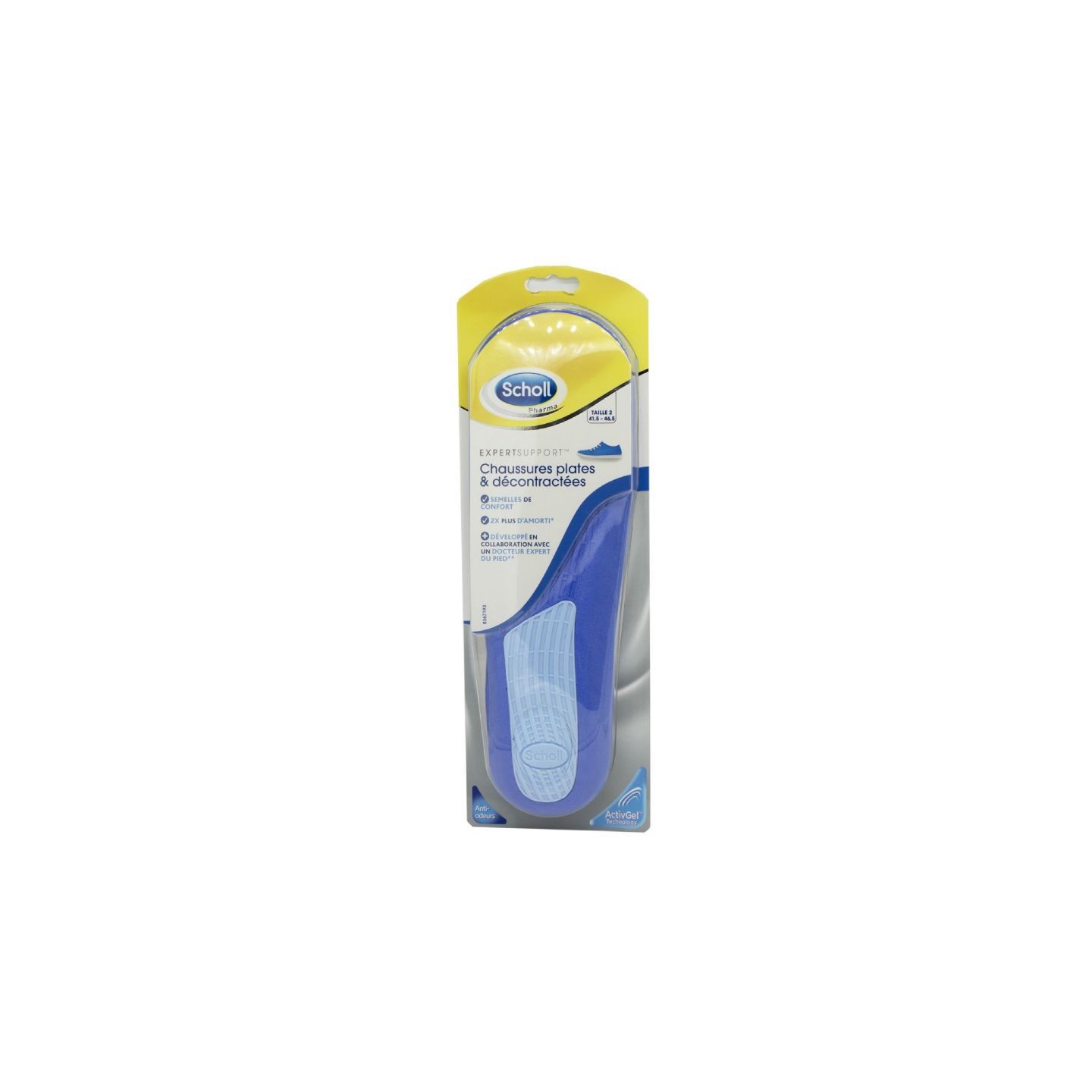 Scholl semelles chaussures plates et décontractées T 2