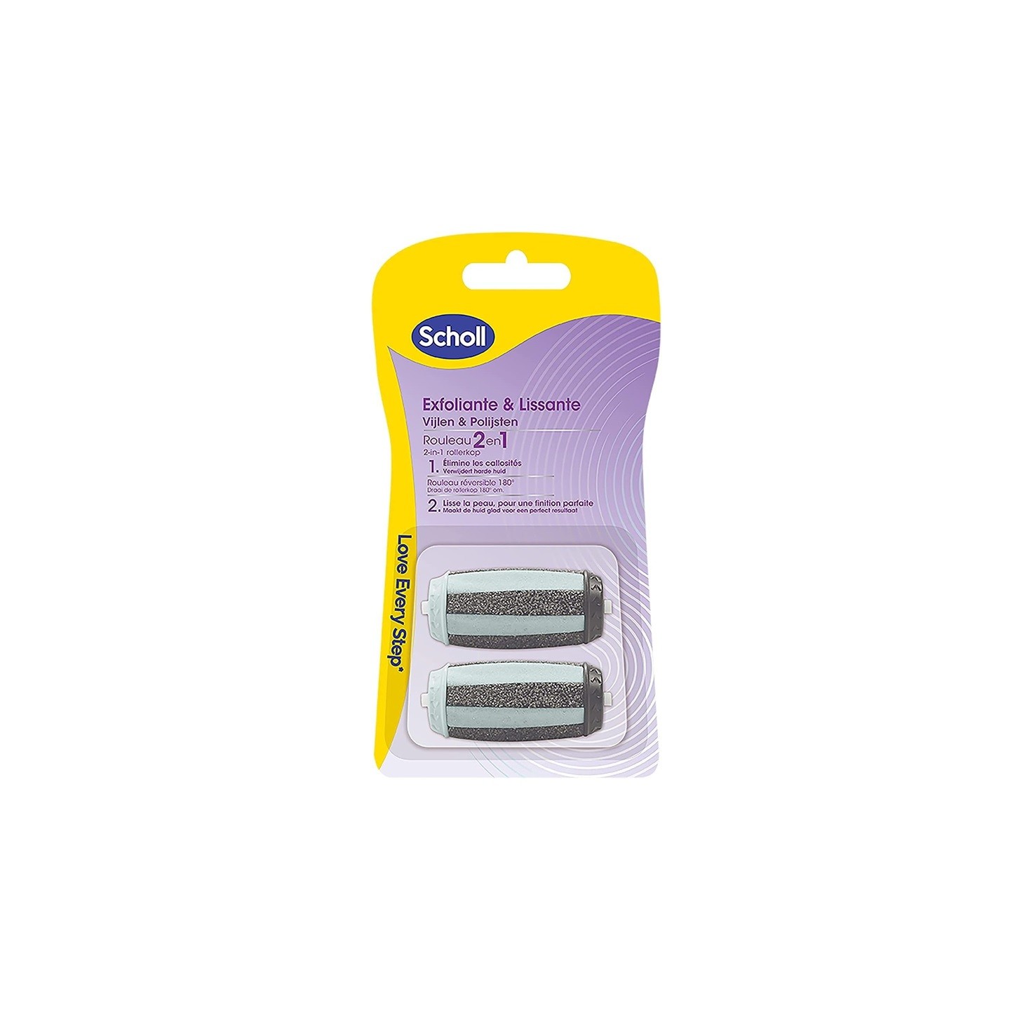Scholl Velvet Smooth Grain exfoliant et lissant - 2 rouleaux de remplacement