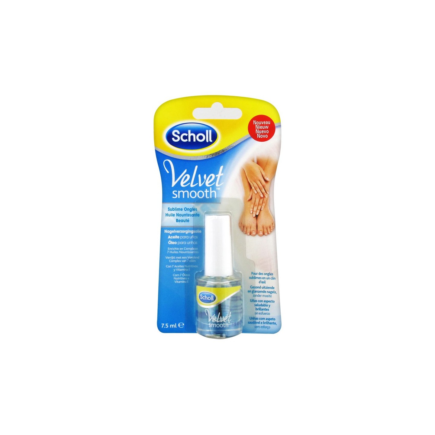 Scholl Velvet Smooth Ongles Huile Beauté 7,5ml