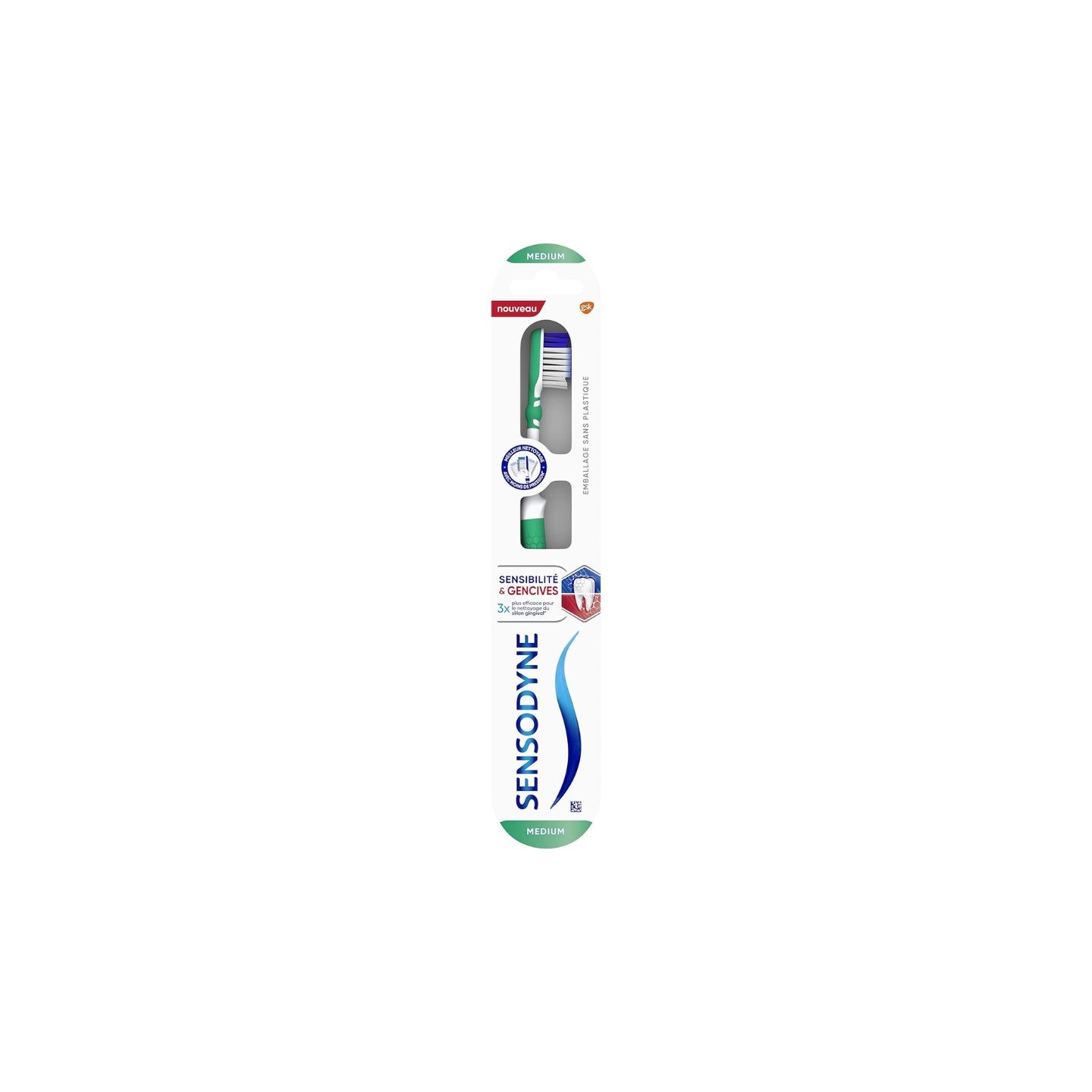 Sensodyne Brosse à dents sensibilité et gencives Médium
