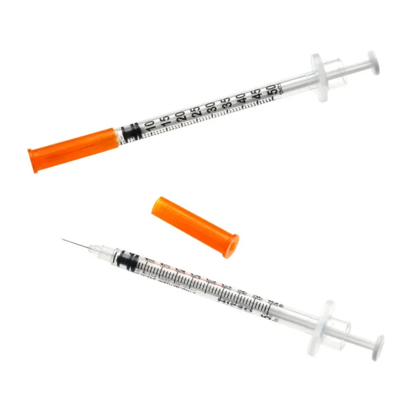 SERINGUES 1ML INSULINE AVEC AIGUILLES SERTIE 29G