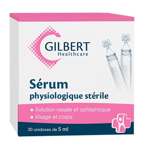 SERUM PHYSIOLOGIQUE GILBERT 100 UNIDOSES 5 ML