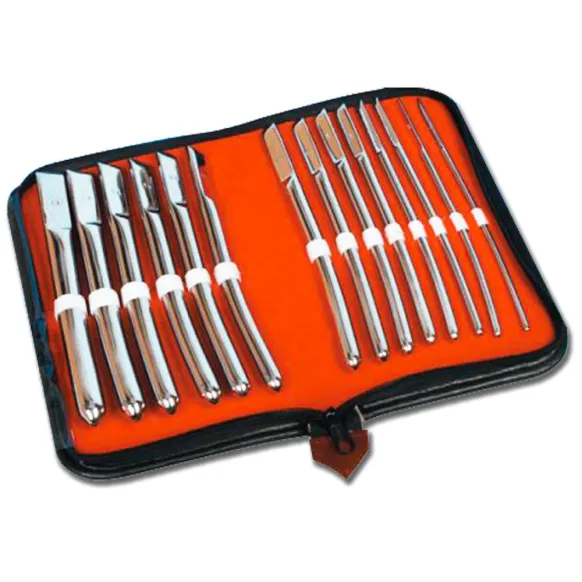 SET DE DILATATEURS DE HÉGAR CHROMÉS