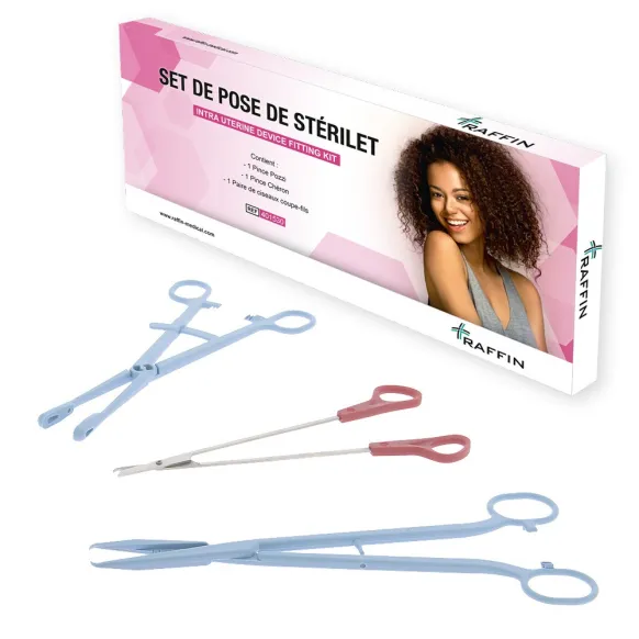 SET DE POSE STERILET 3 PIECES