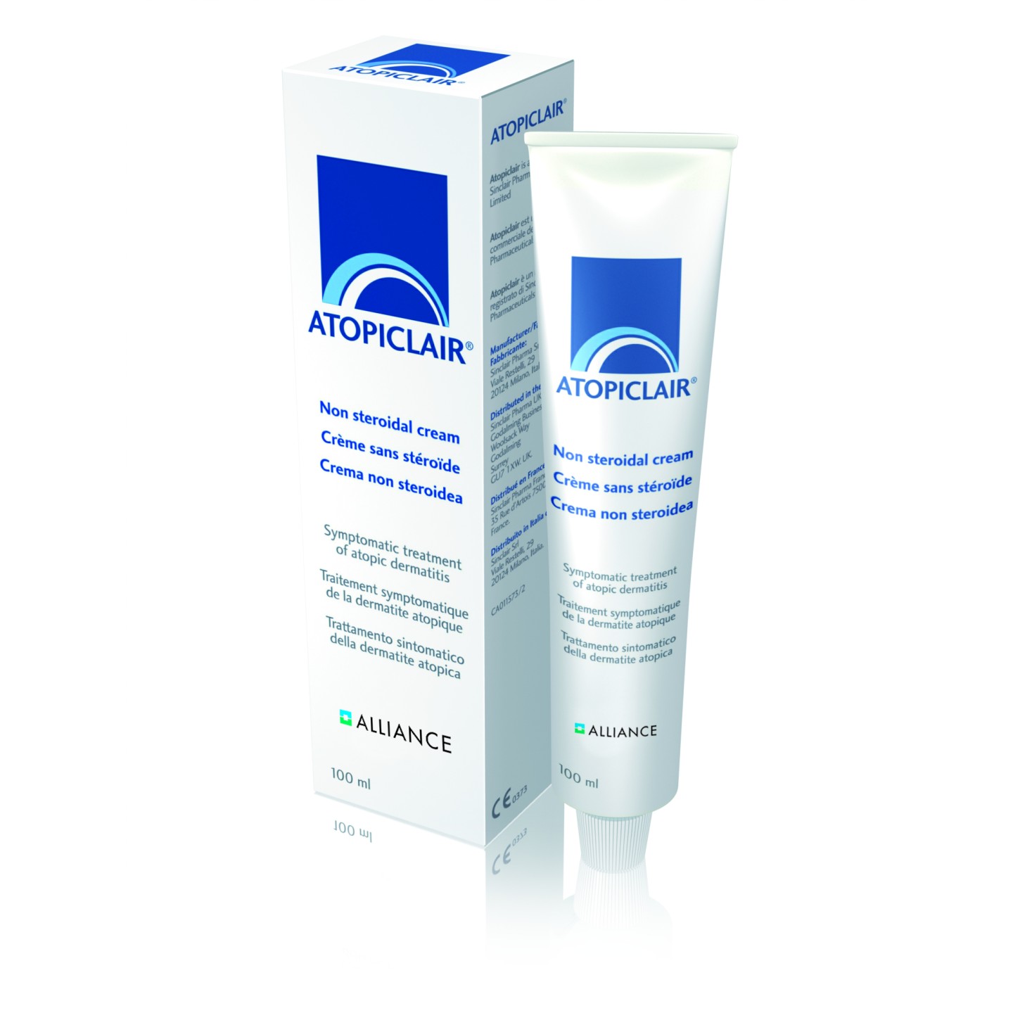 Atopiclair creme sans steroide dermite atopique 100 ml