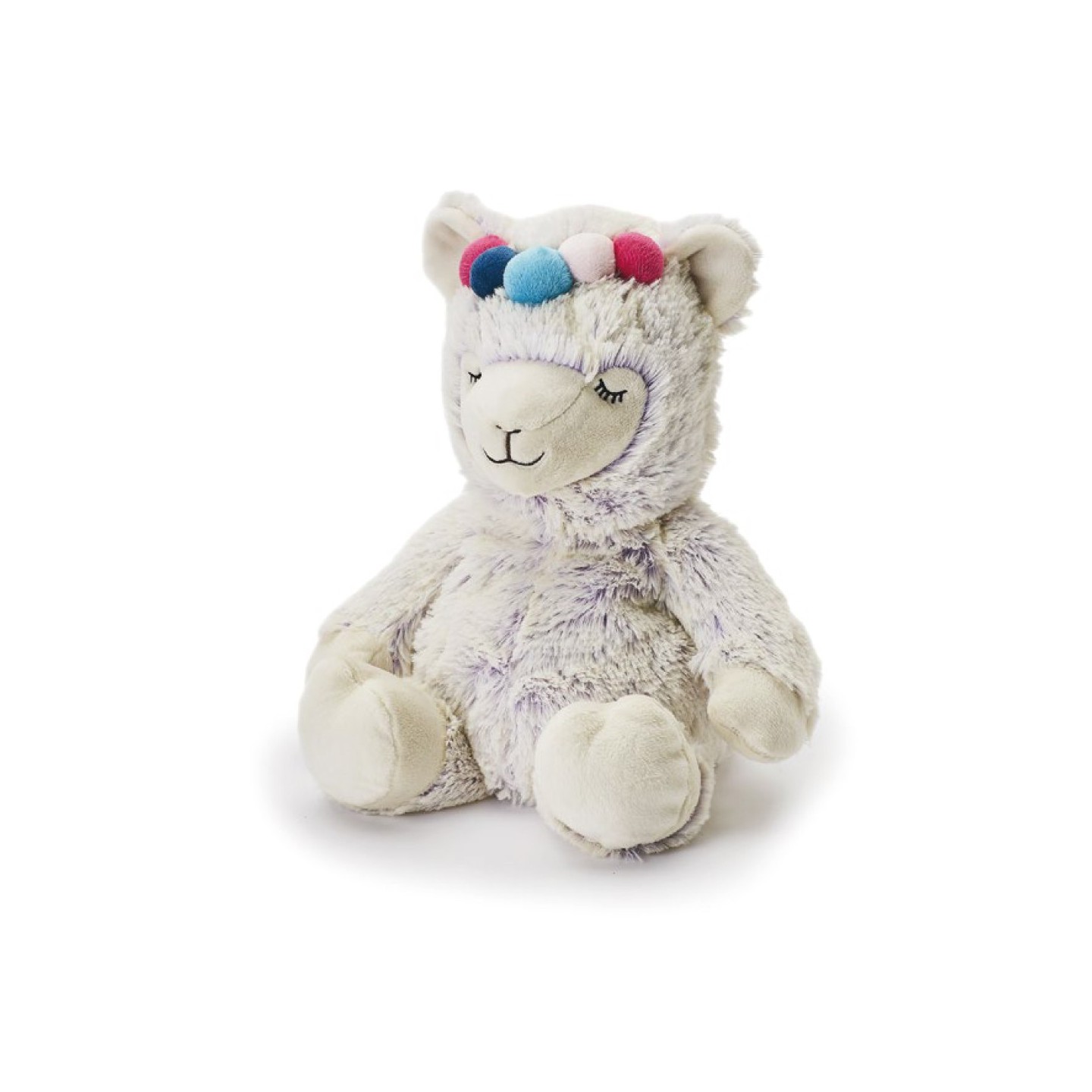 Soframar bouillotte peluche déhoussable lama lilas
