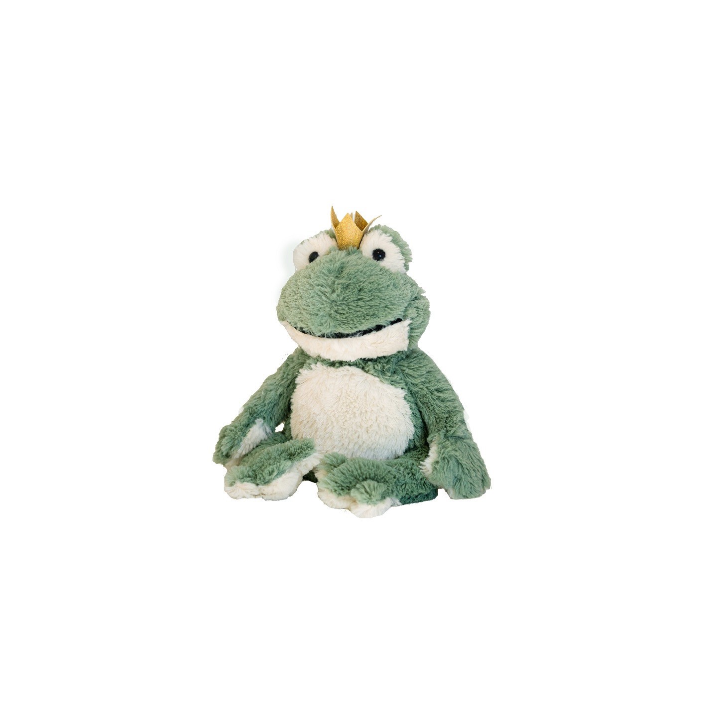 Soframar Bouillotte peluche Grenouille couronne