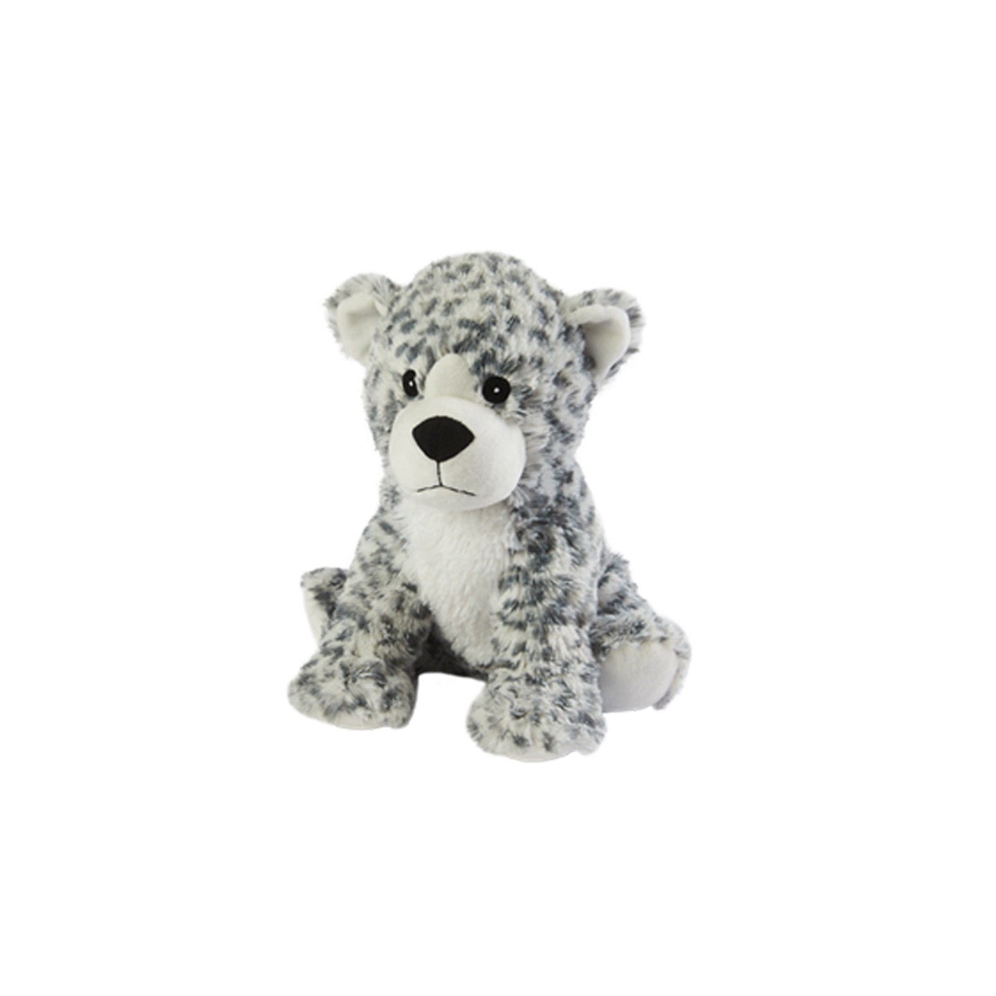 Soframar Bouillotte peluche Léopard blanc