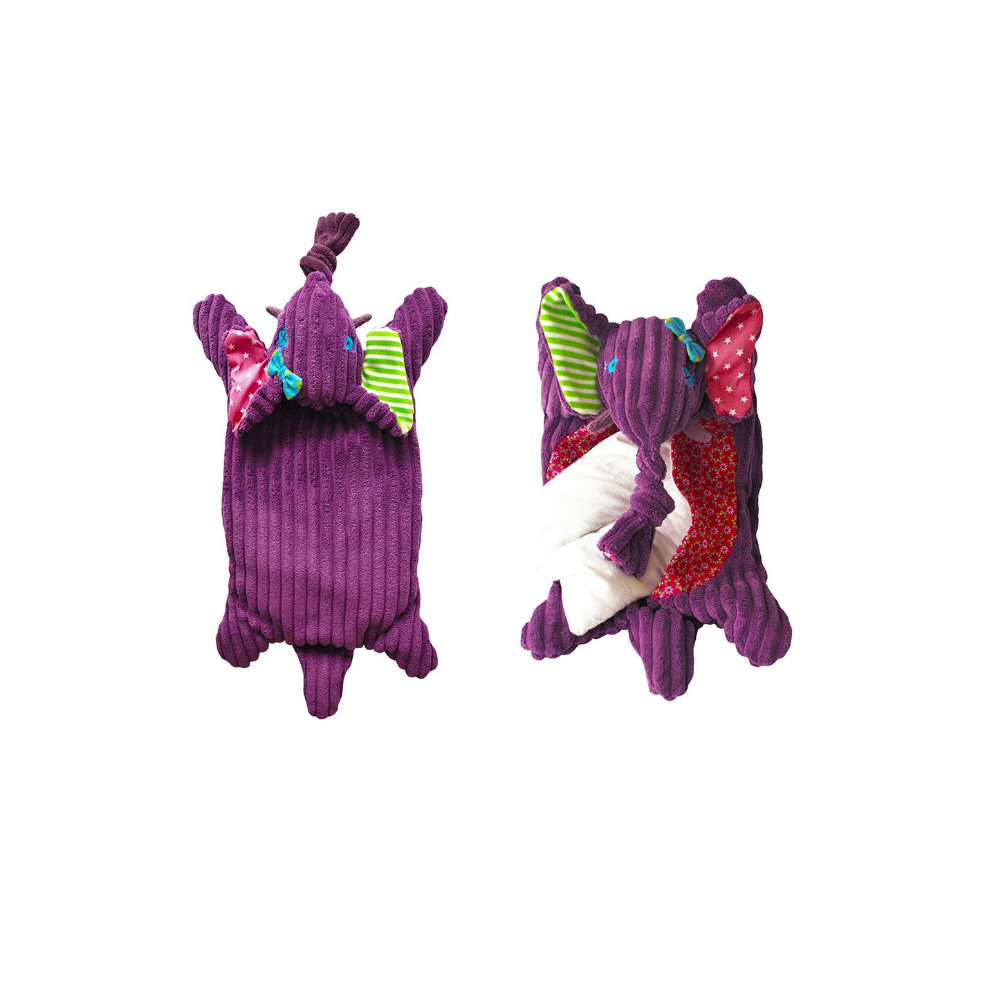 Soframar bouillotte peluche Sandykilos – L’Eléphant
