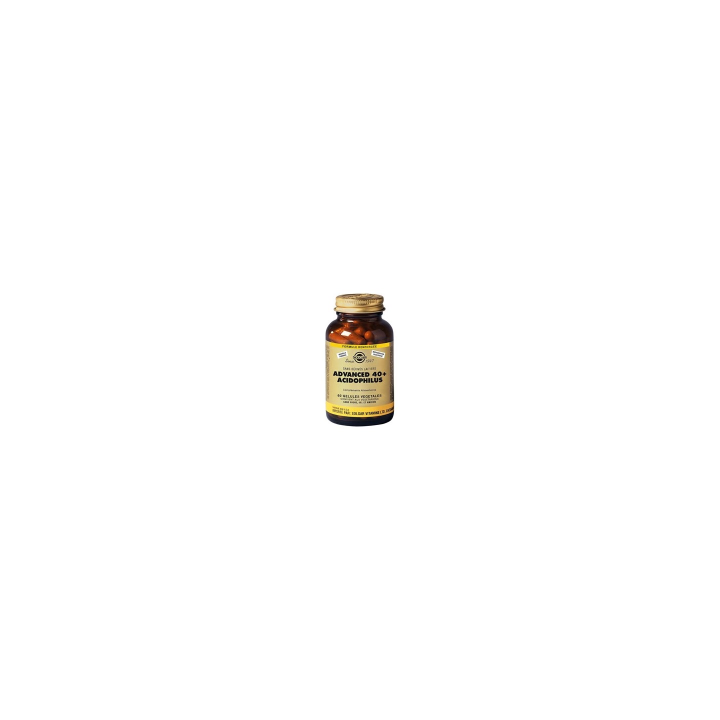 Solgar Advanced 40 Plus Acidophilus 60 Gélules