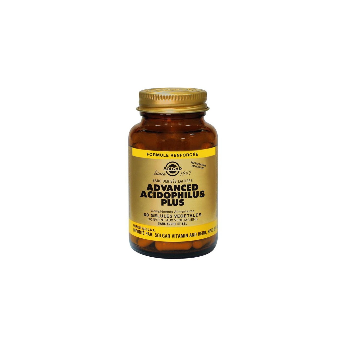 Solgar Advanced Acidophilus Plus 60 gélules