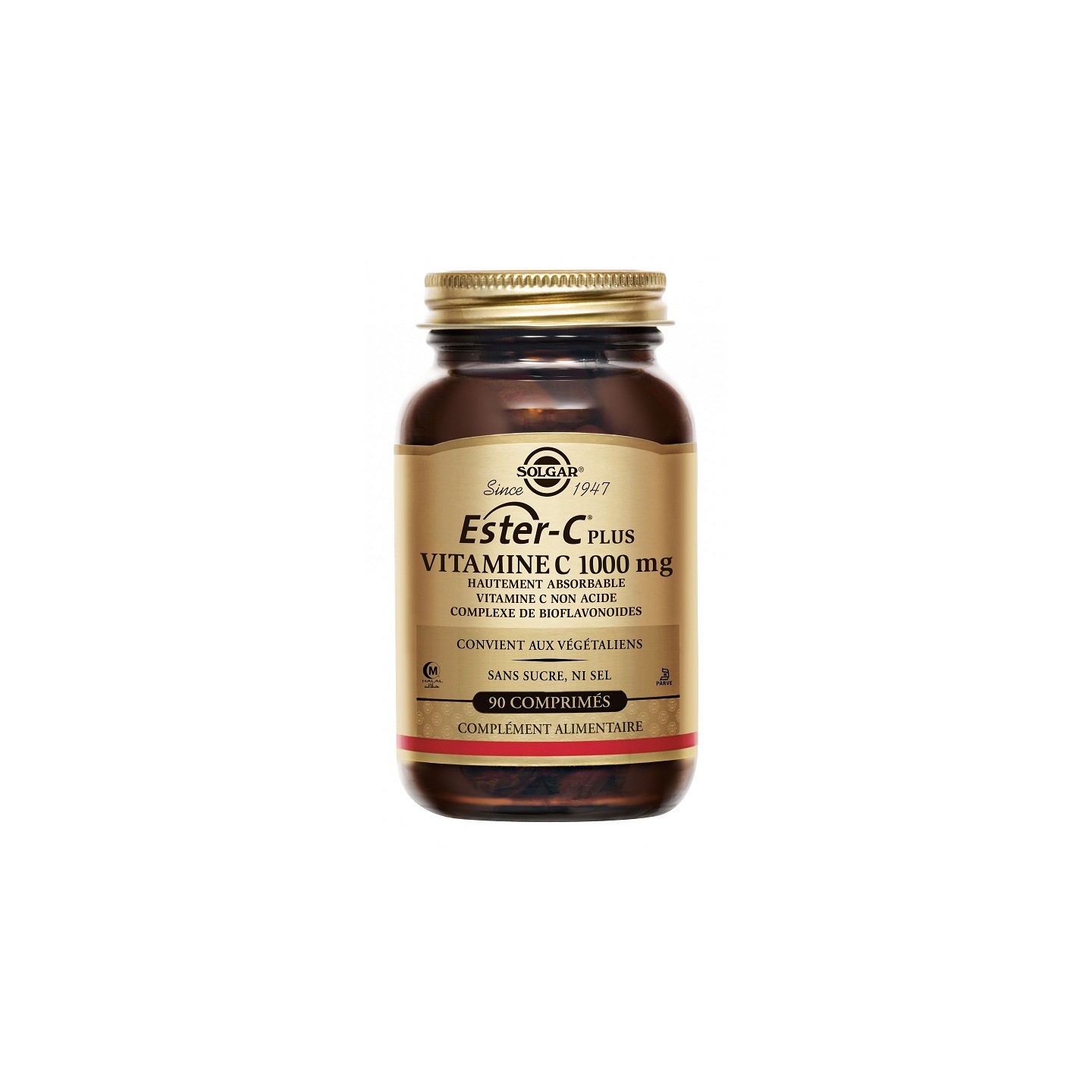 Solgar Ester-C Plus Vitamine C 1000 mg - 90 comprimés