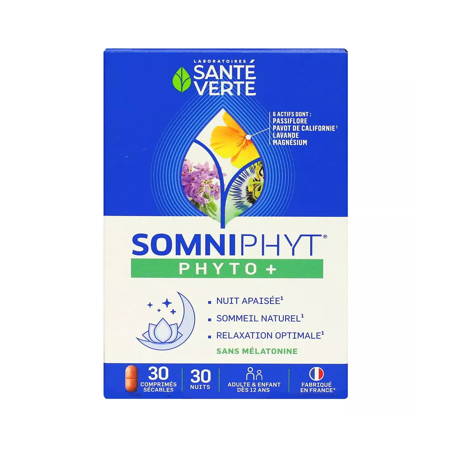 Santé Verte Somniphyt nuit calme -30 comprimés