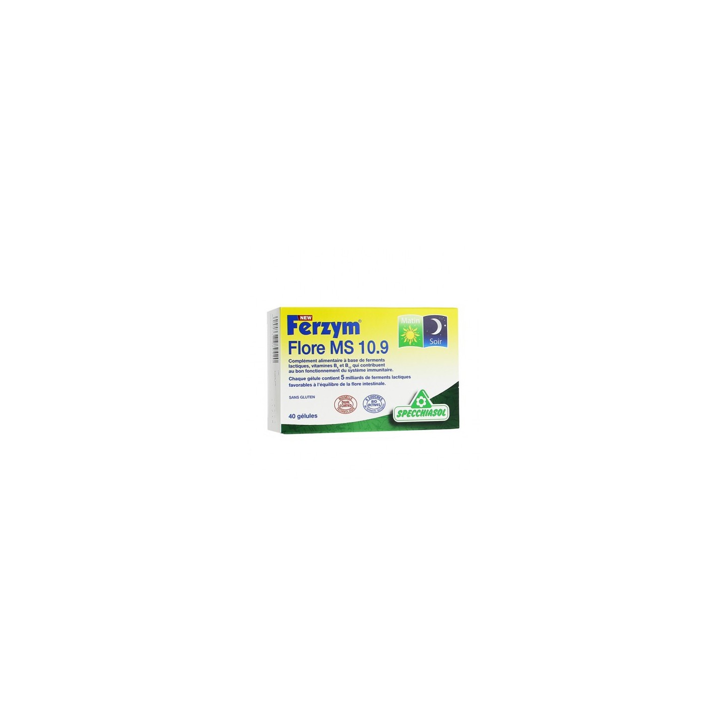 Specchiasol Ferzym Flore MS 10.9 - 40 gélules