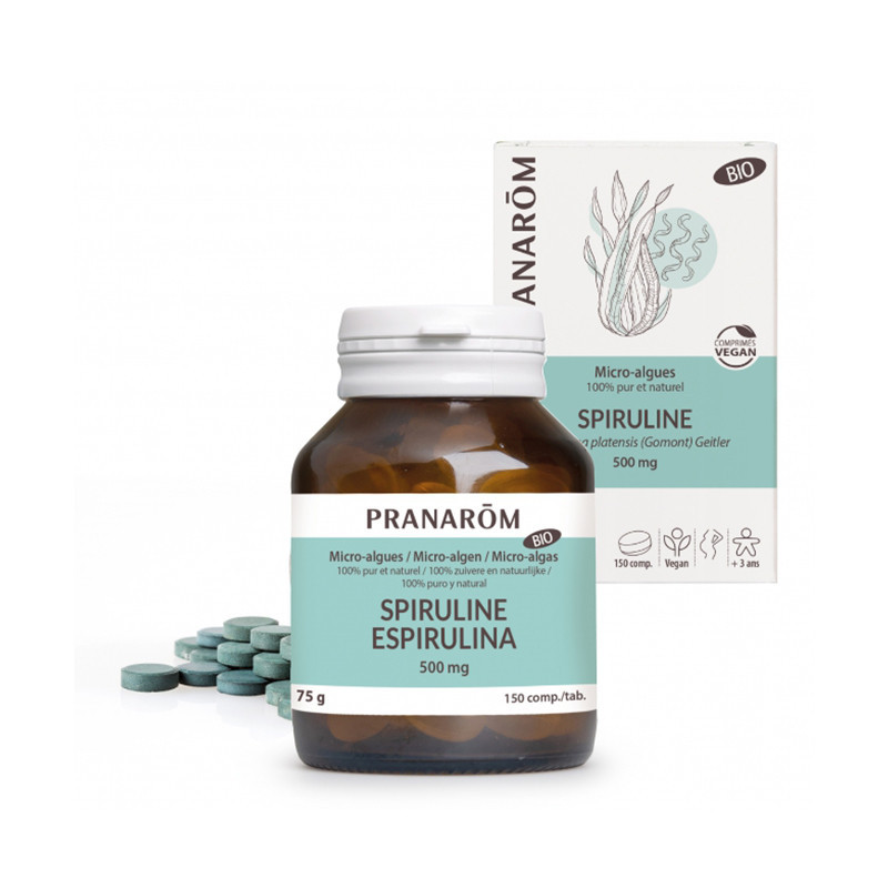 Comprimés Spiruline 500 mg