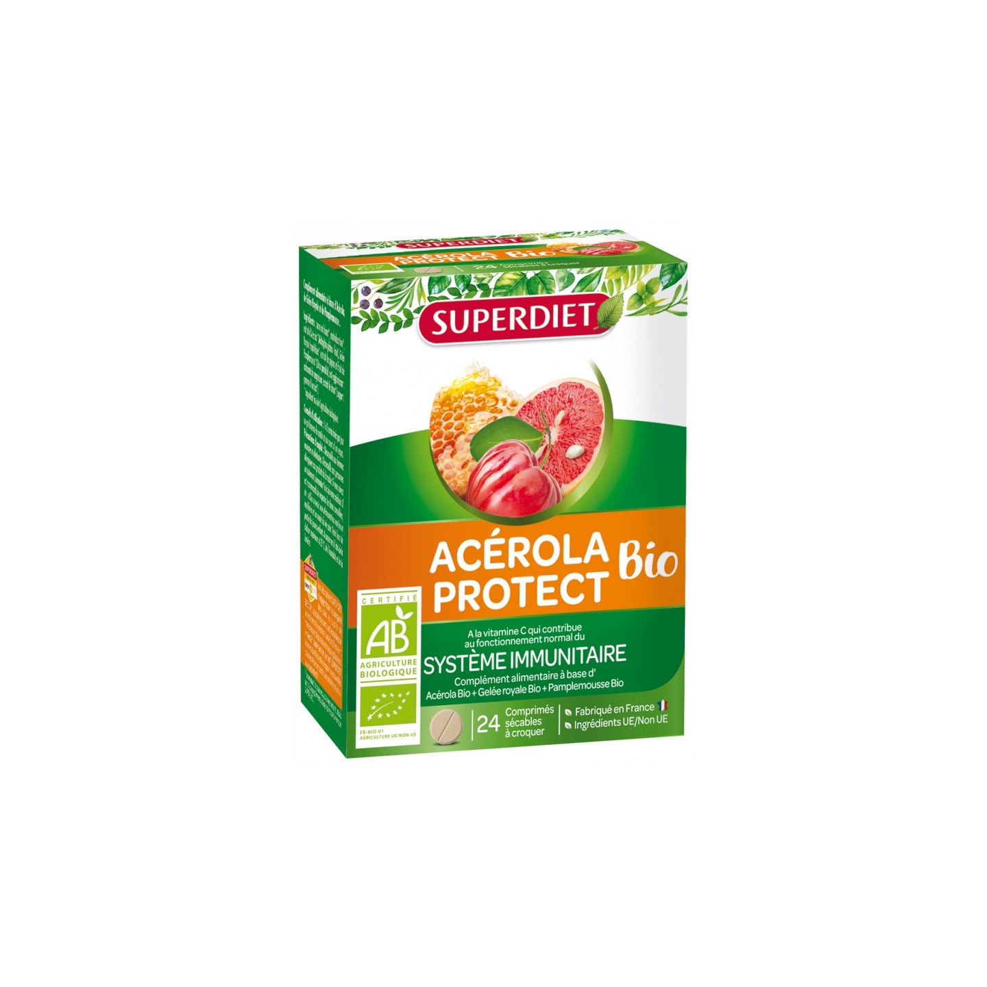 Super Diet Acérola Protect Bio - 24 comprimés
