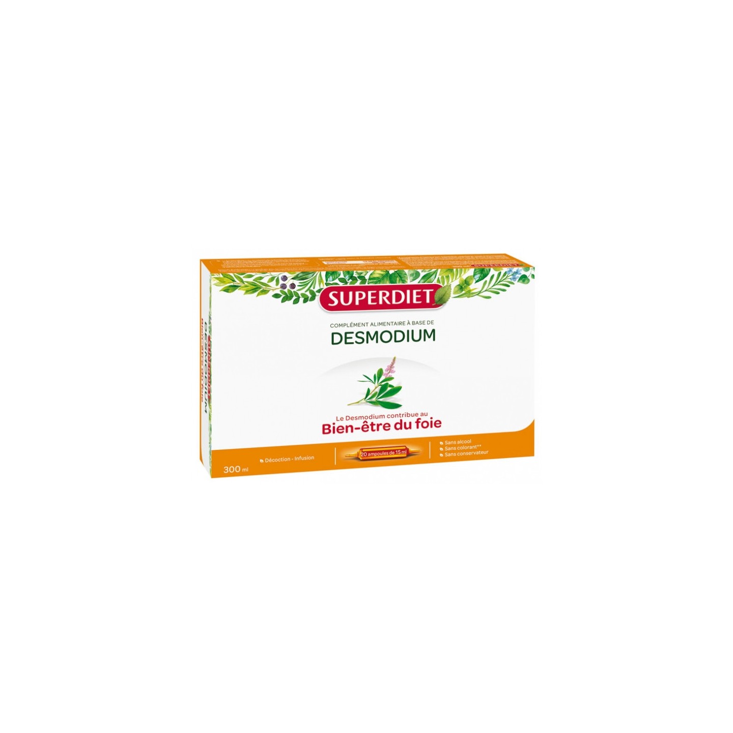 Super Diet Desmodium - 20 ampoules