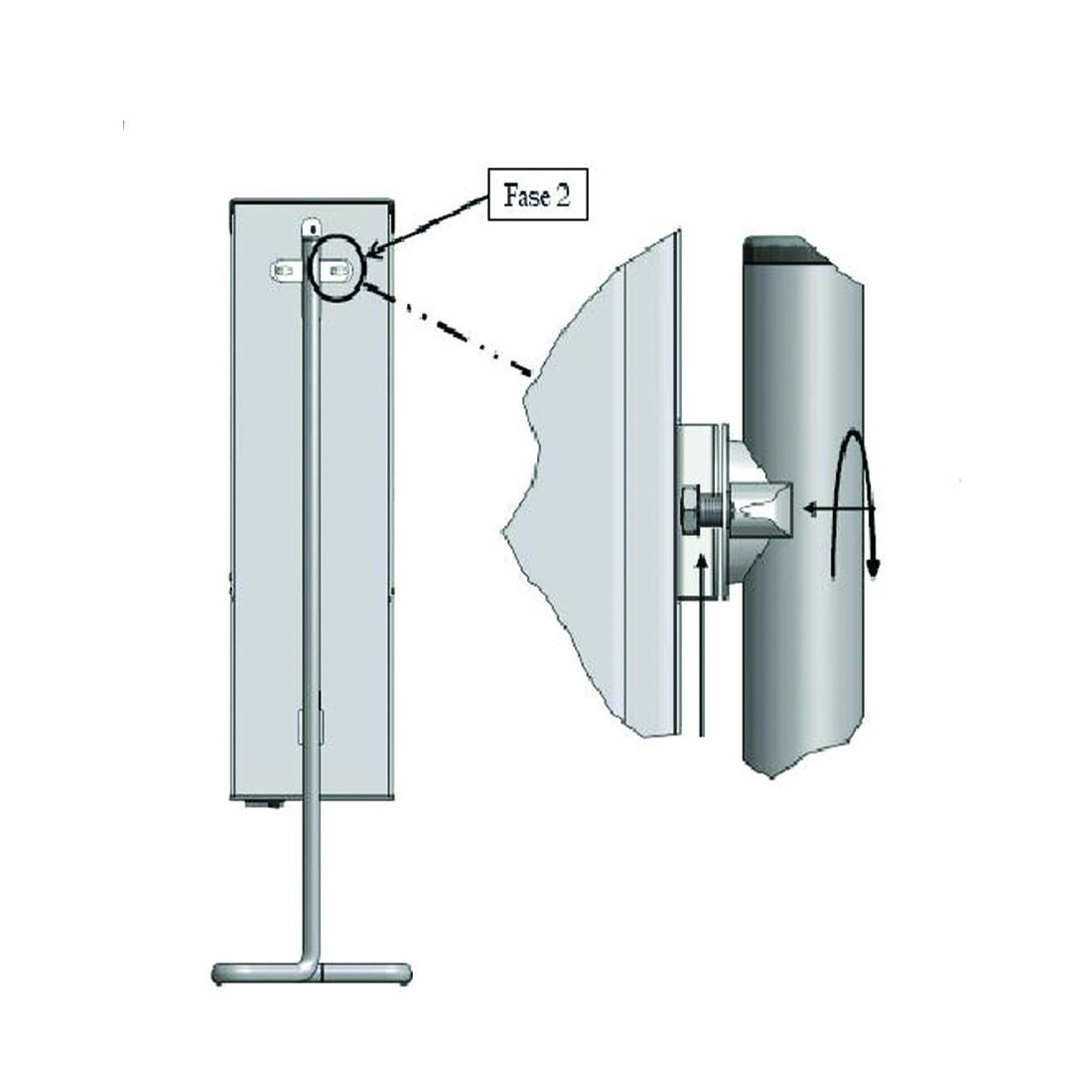 Support Statif pour Sterilair PRO 2,5 Kg