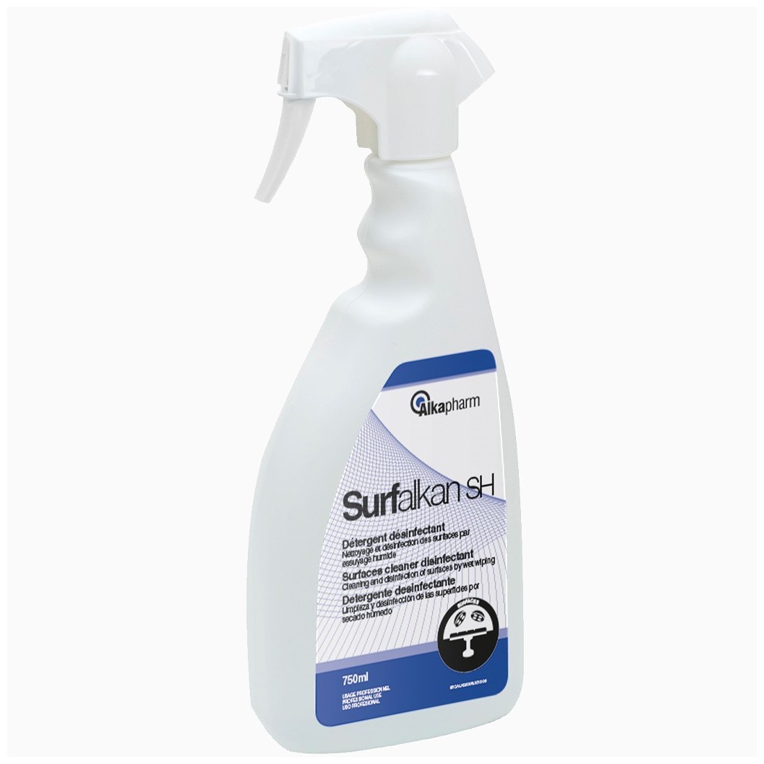 Surfalkan Flacon de 750 ml avec pulvérisateur