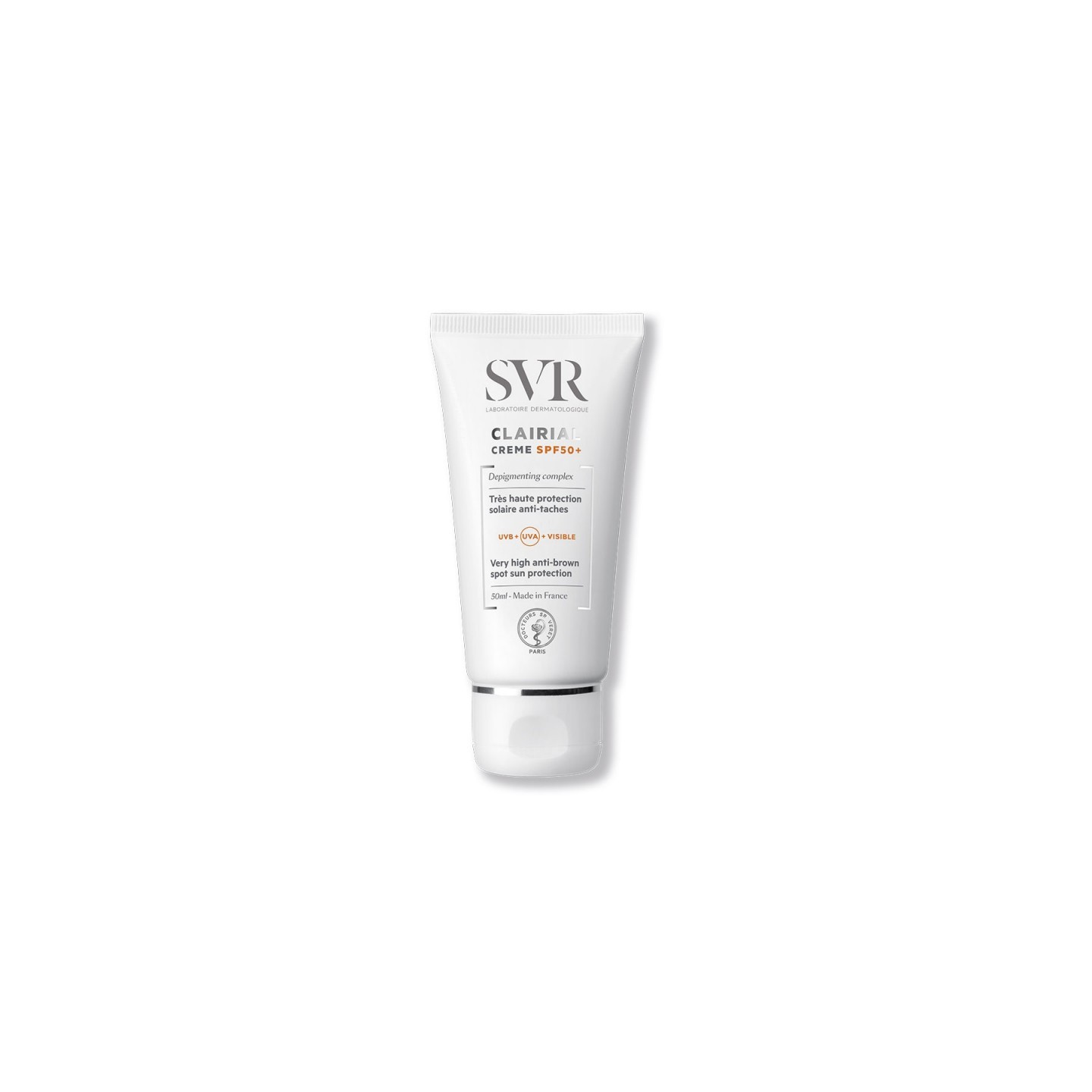 SVR Clairial crème solaire indice 50+ - 50ml