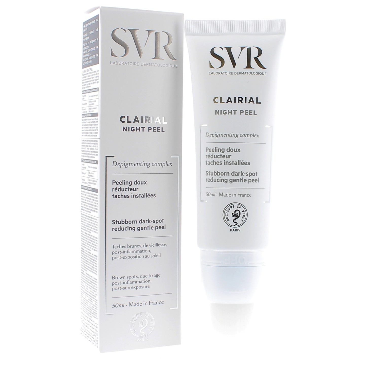 Svr clairial night peel complexe dépigmentant 50 ml