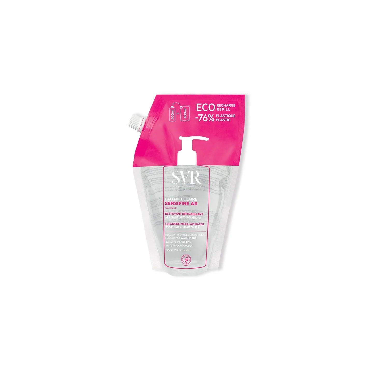 SVR Sensifine AR Eau micellaire - Éco-recharge 400ml